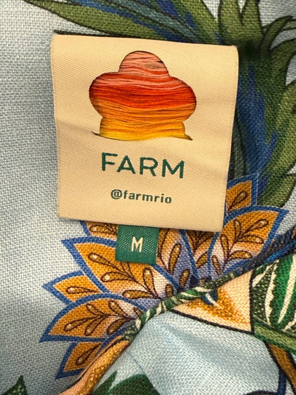 FARM Rio Floral Delhi Belted Romper. Size Medium - Picture 4 of 13